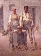 Jean Francois Millet The Peasant Family Spain oil painting artist